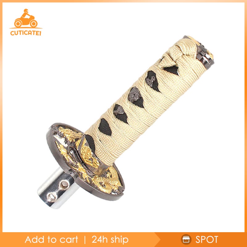 Núm gạt cần số phong cách samurai cho xe ô tô độc đáo