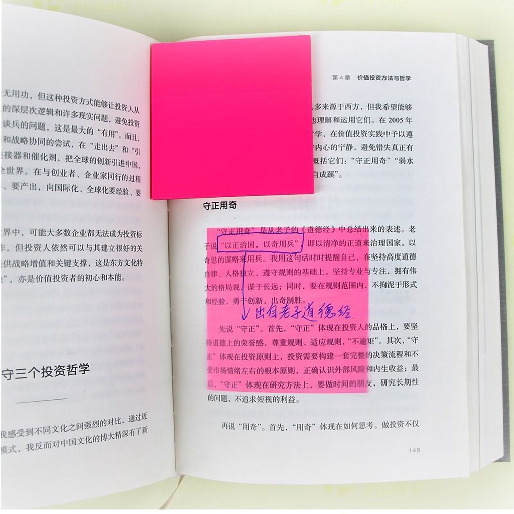 Giấy ghi chú trong suốt nhiều màu sắc chống thấm nước tiện dụng