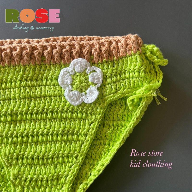 Bikini cho bé, đồ bơi đi biển kiwi xanh lá cho bé yêu