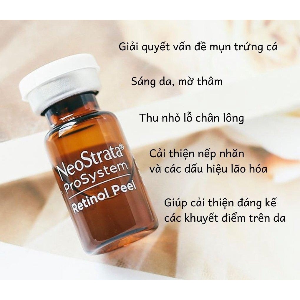 Tinh chất peel da thay da sinh học giúp giảm nếp nhăn cái thiện sạm da NeoStrata Prosystem Retinol Peel