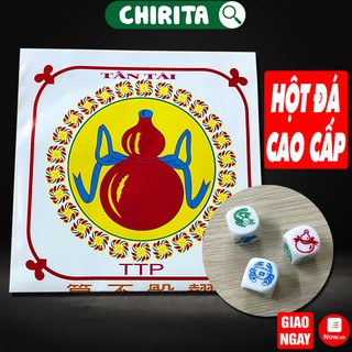 Bộ bầu cua tôm cá xúc xắc đá - bầu cua cá cọp