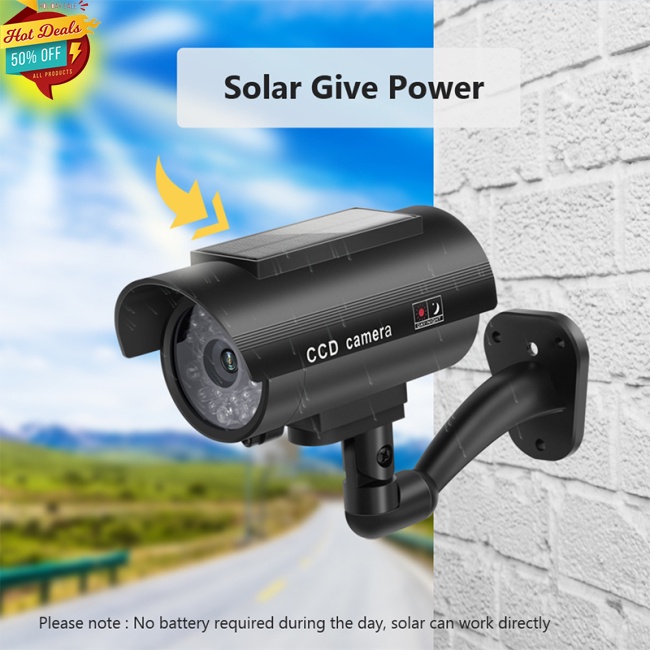 Camera an ninh tích hợp đèn led chống thấm nước sử dụng năng lượng mặt trời