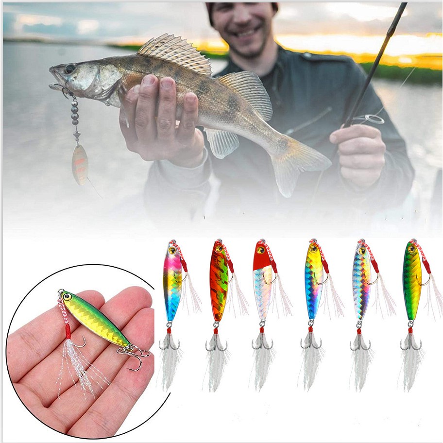 Mồi Giả Câu Cá Bằng Kim Loại 7g / 10g / 15g / 20g / 30g