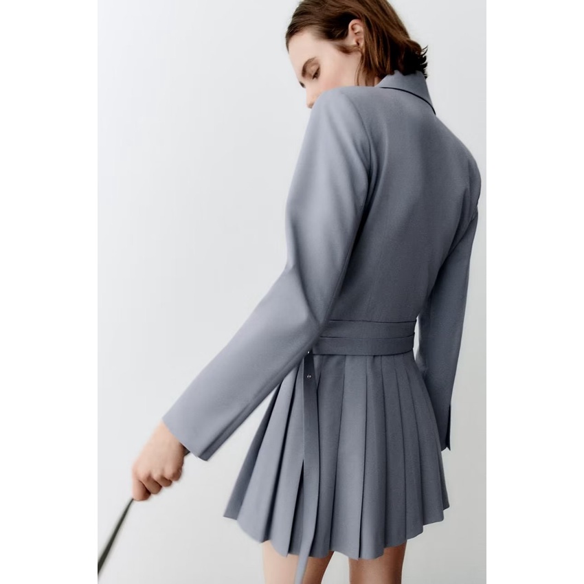 Đầm ZARA Kiểu Vest Thời Trang Mùa Hè Thanh Lịch Cho Nữ 8664338