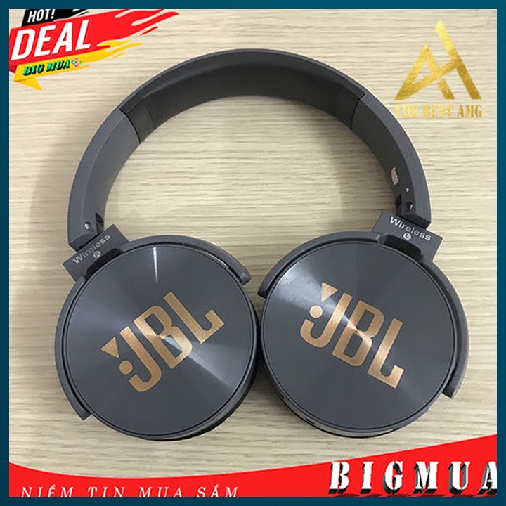 Tai Nghe Chụp Tai Headphone Không Dây Bluetooth Có Mic 950BT Nghe Nhạc Chơi Game Cực Hay Âm Thanh Sống Động