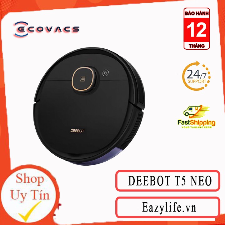 Robot Lau Nhà Ecovacs Deebot T5 Neo - DX55, Hàng Chính Hãng [ Sẵn ]