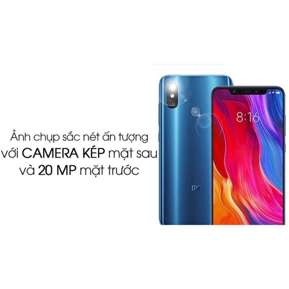 điện thoại Xiaomi Mi8 - Xiaomi Mi 8 2sim Chính Hãng, ram 6G bộ nhớ 128G, Camera Selfiel 20MP, Snap 845