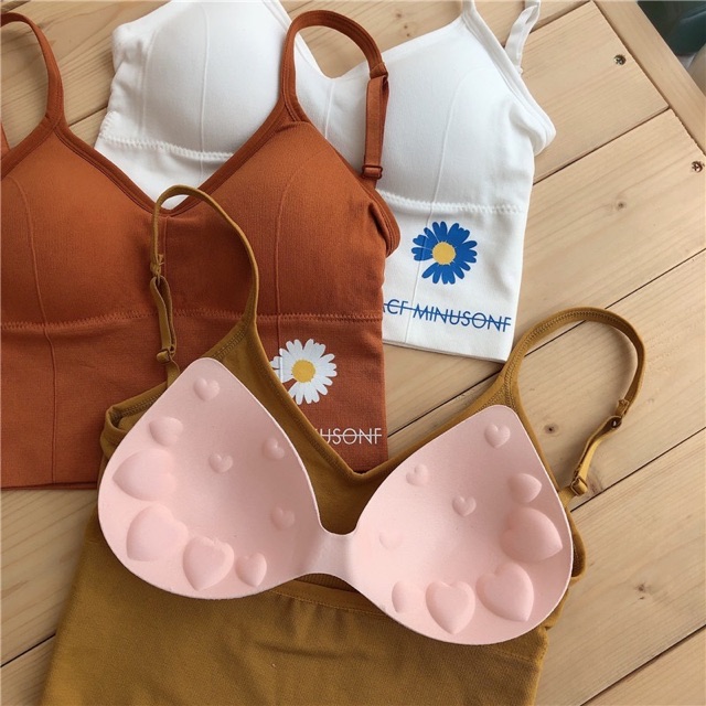 Áo Bra Gân Tăm Tập Gym,Thể Thao,Yoga Đa Năng Hoa Cúc | BigBuy360 - bigbuy360.vn