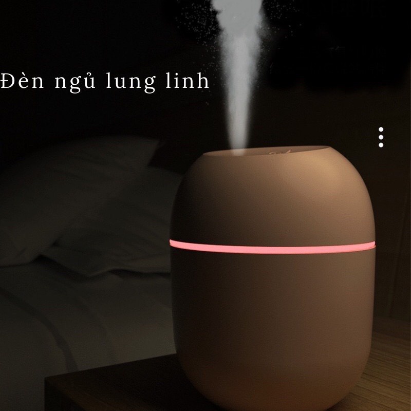 Bộ Sản Phẩm Máy Xông Tinh Dầu Mini Humidifier, Máy Khuếch Tán Tinh Dầu Phun Sương Tỏa Hương Đuổi Muỗi