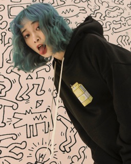LEMON JUICE BLACK HOODIE