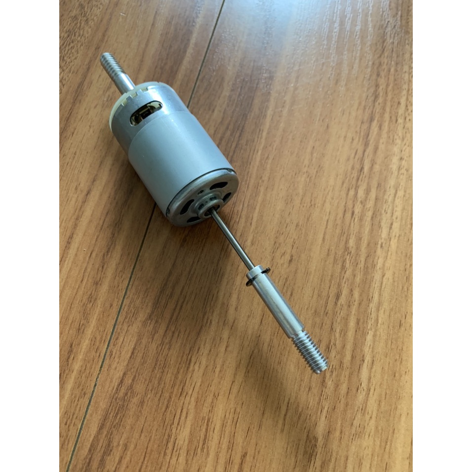Motor dây đồng 555# 12v DC đã lắp sẵn đầu nối chế quạt sạc tích điện, quạt kẹp bình, phù hợp với quạt cây, quạt bàn