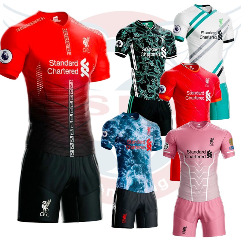 Bộ quần áo bóng đá câu lạc bộ Liverpool 2021 - Áo bóng đá CLB ngoại hạng Anh - Bộ đồ bóng đá đẹp