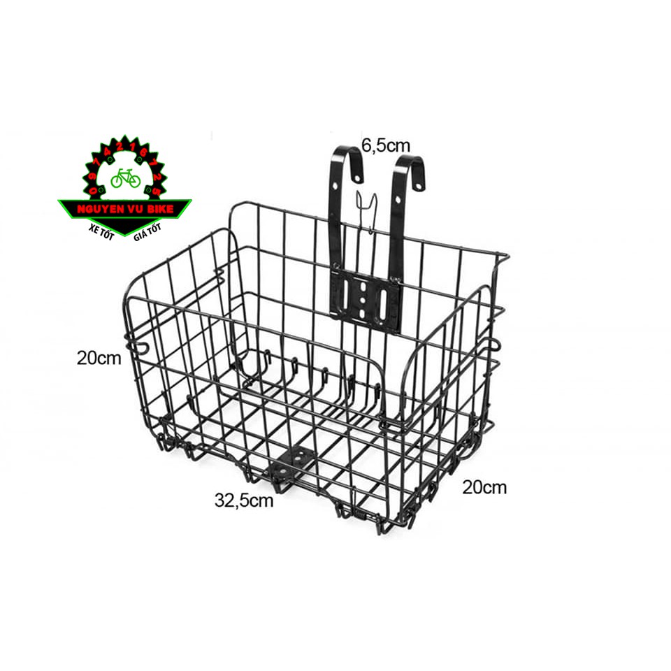 Giỏ gấp xe đạp/ Giỏ xe đạp thể thao gấp lại được