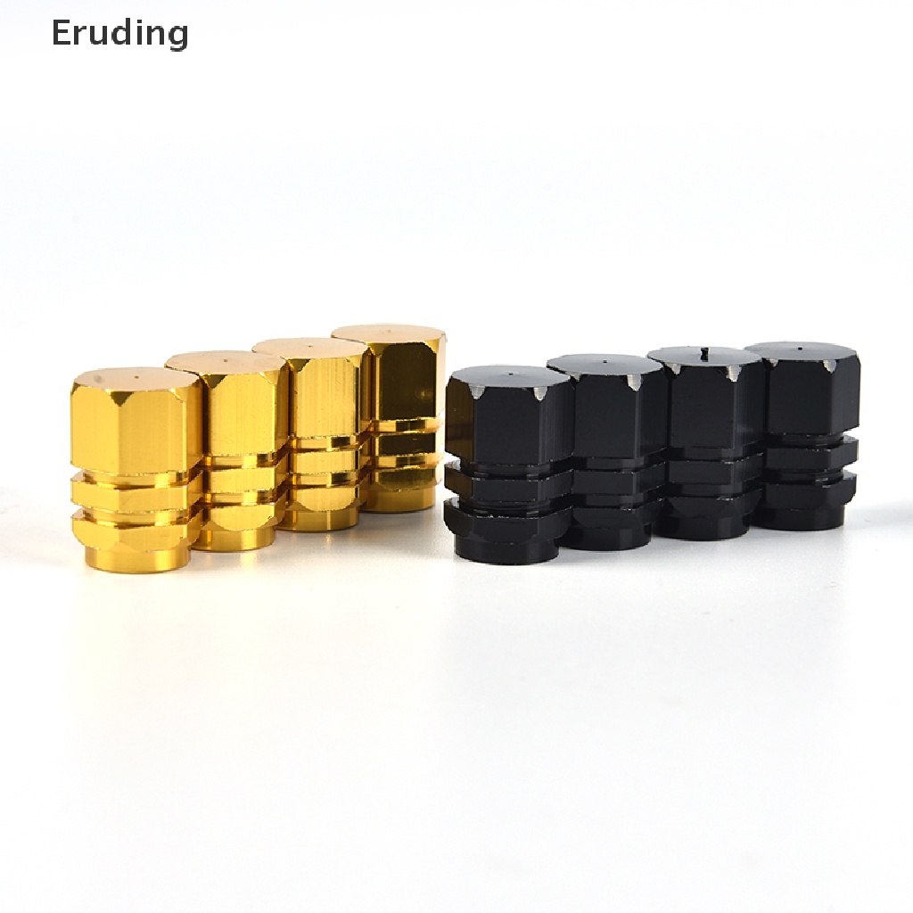 Set 4 Nắp Van Bánh Xe Hơi Bằng Nhôm Chất Lượng Cao