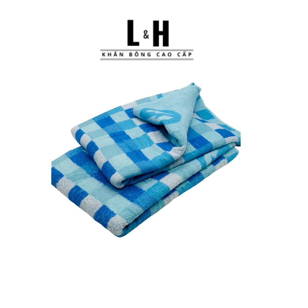 Khăn tắm cho gia đình, trẻ em, đi biển cỡ lớn, KT 70x140cm