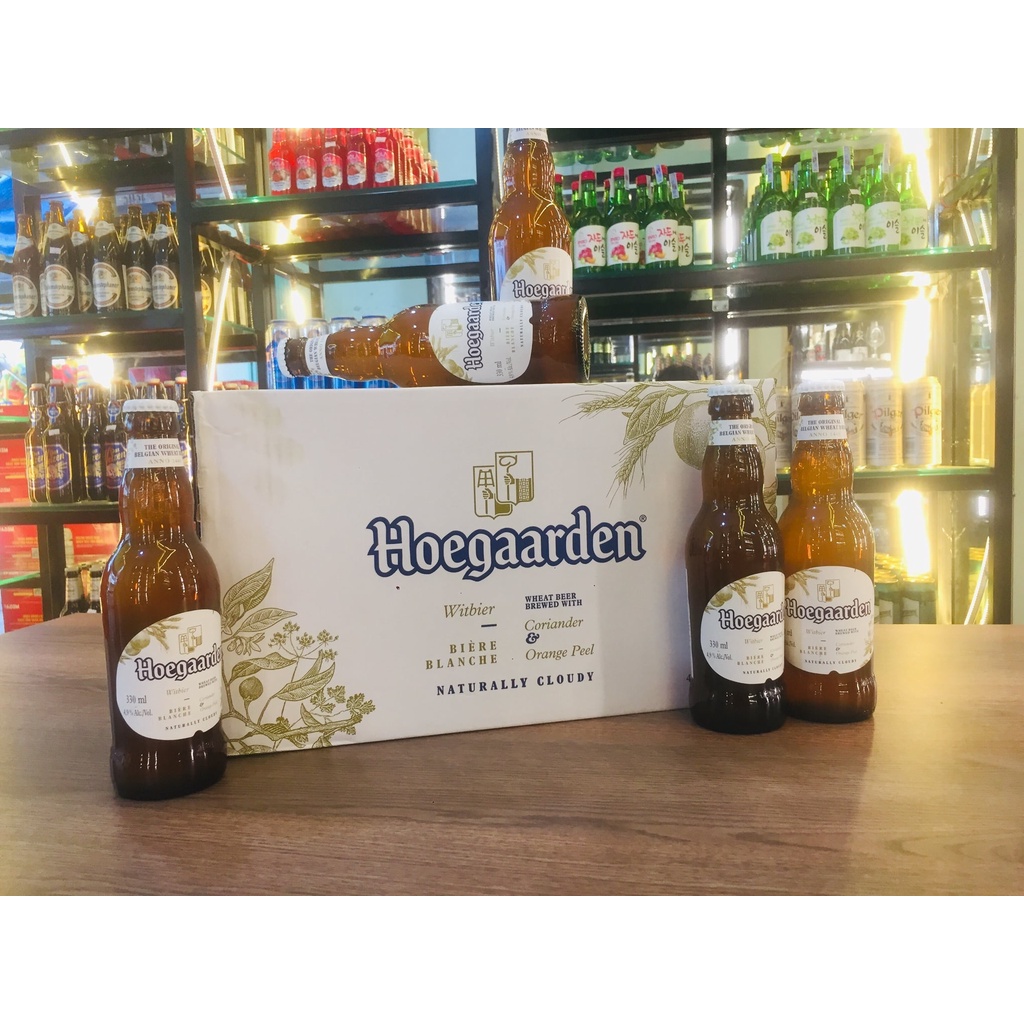 Bia Hoegaarden White 24 chai 330ml