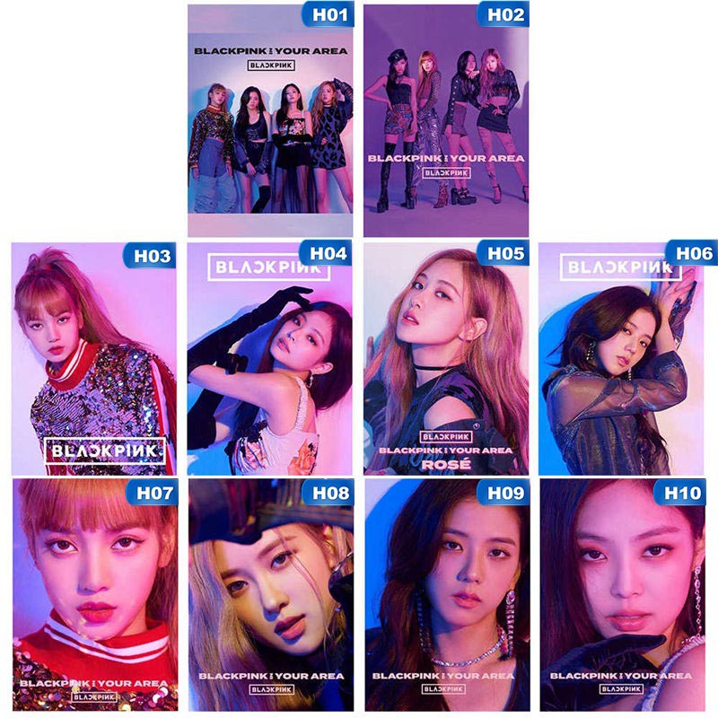 Poster in hình nhóm nhạc KPOP blackpink độc đáo