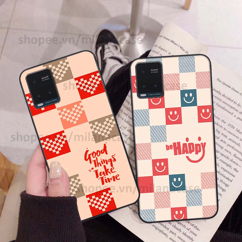 Ốp Vivo Y21 / Y21s / Y33s caro họa tiết nhiều màu sắc siêu đẹp thời trang cá tính