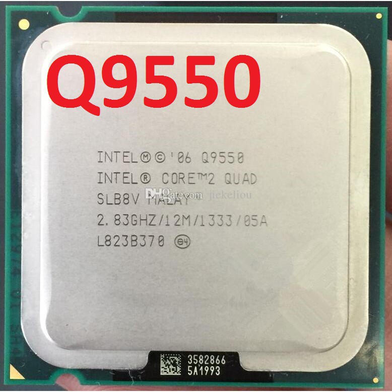 CPU Q9550 #quad core Q9550 2.83ghz/12MB chip Q95xx ,tản nhiệt 8 ống đồng 95