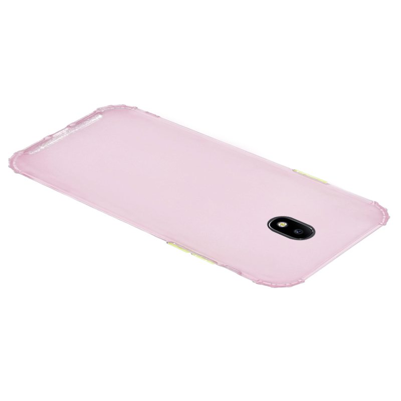 Ốp điện thoại silicon dẻo họa tiết màu hồng trơn cho Samsung J2 J3 J5 J7 Pro 2017 J4 J6 Plus Grand Prime A51 A71
