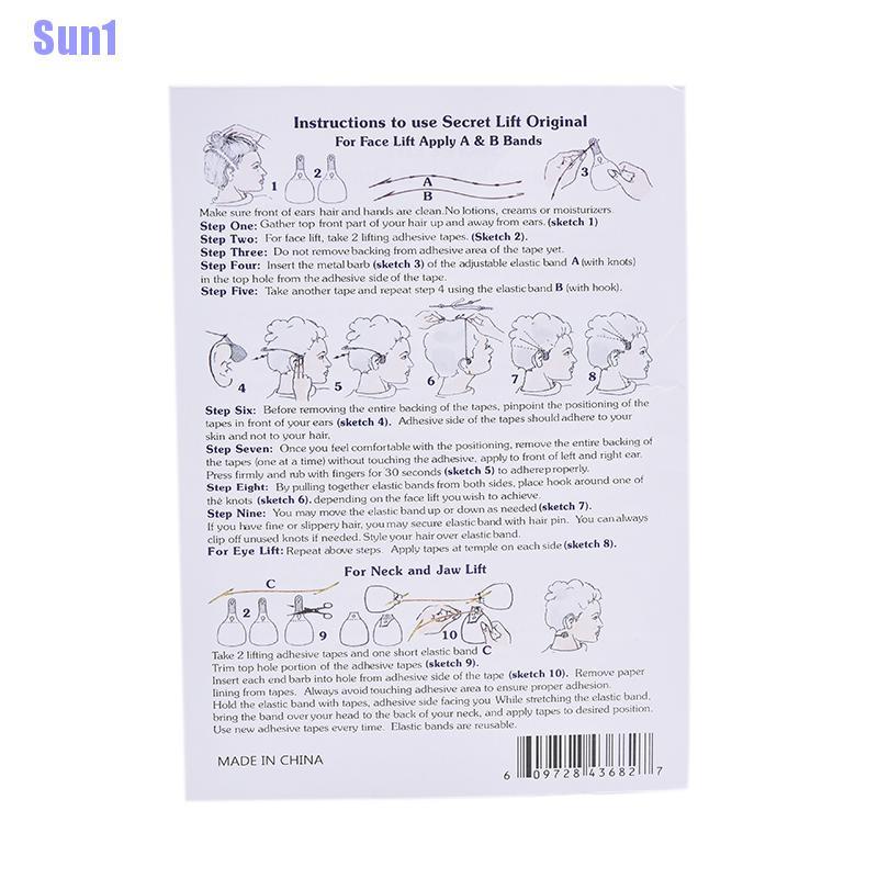 Set 40 Miếng Dán Nâng Cơ Mặt Chống Nếp Nhăn Hiệu Quả Sun1