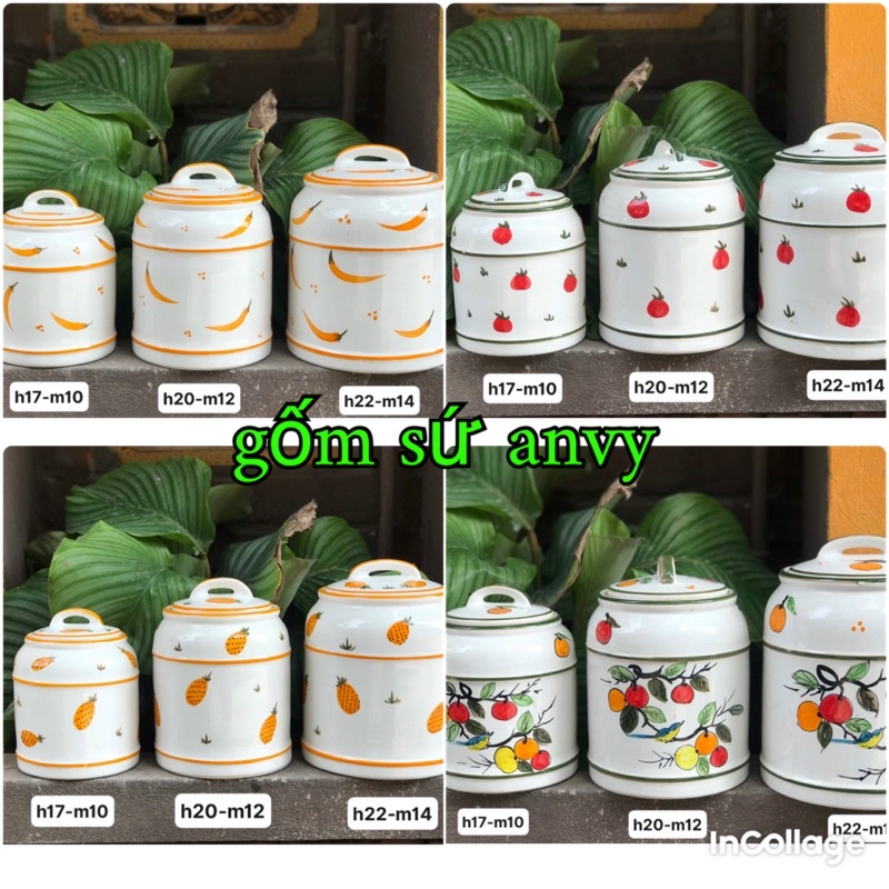 hũ muối dưa cà Bát Tràng