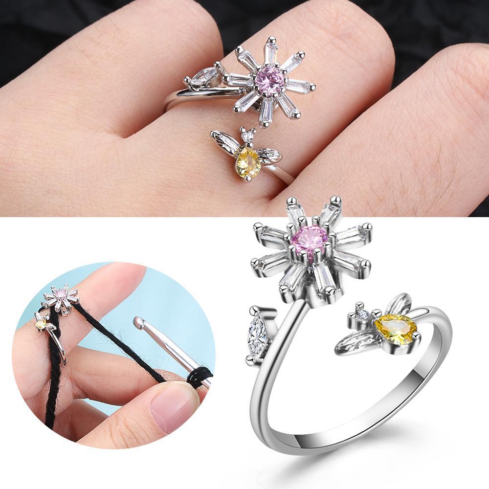 Borag Vương Miện Đan Móc Thủ Công Có Thể Điều Chỉnh Kích Thước