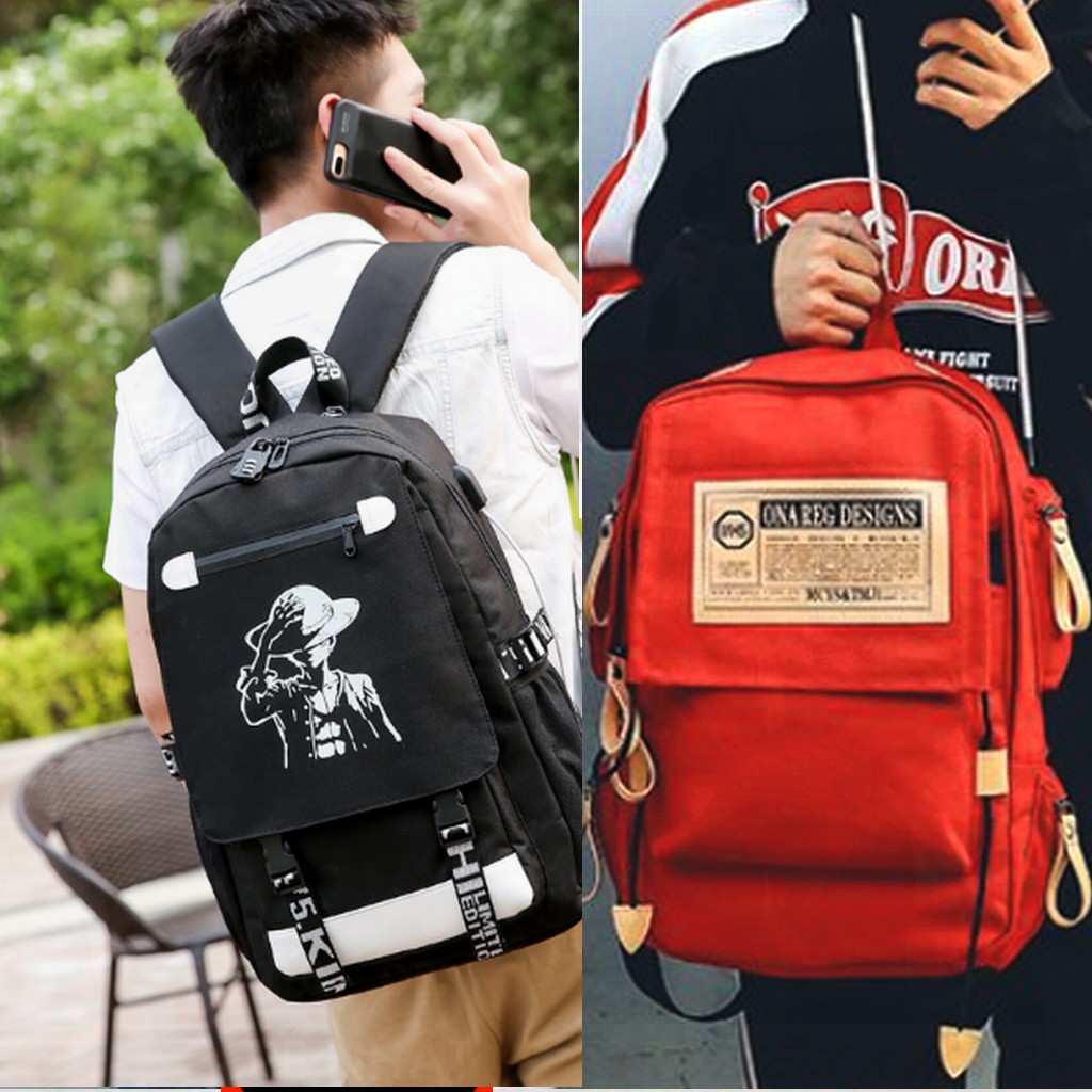 Balo nam dáng to phong cách Unisex cực cool ngầu - Cặp sách cỡ lớn kèm túi hộp tiện lợi mạnh mẽ