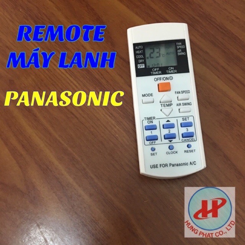 REMOTE MÁY LẠNH PANASONIC LOẠI THƯỜNG KHÔNG INVERTER