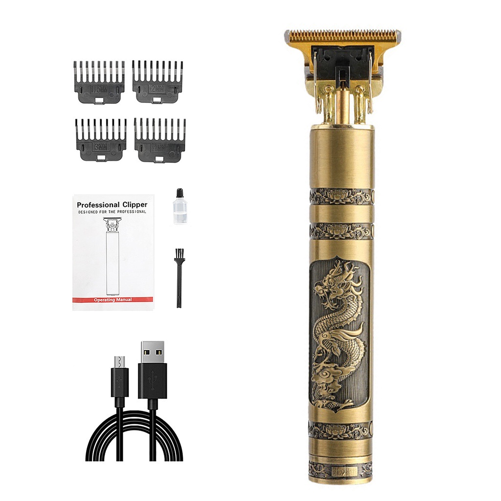 Tông đơ chấn viền Tông đơ cắt tóc tượng Rồng，đơ cắt tóc cạo râu - Tông đơ cắt tóc gia đình cạo râu