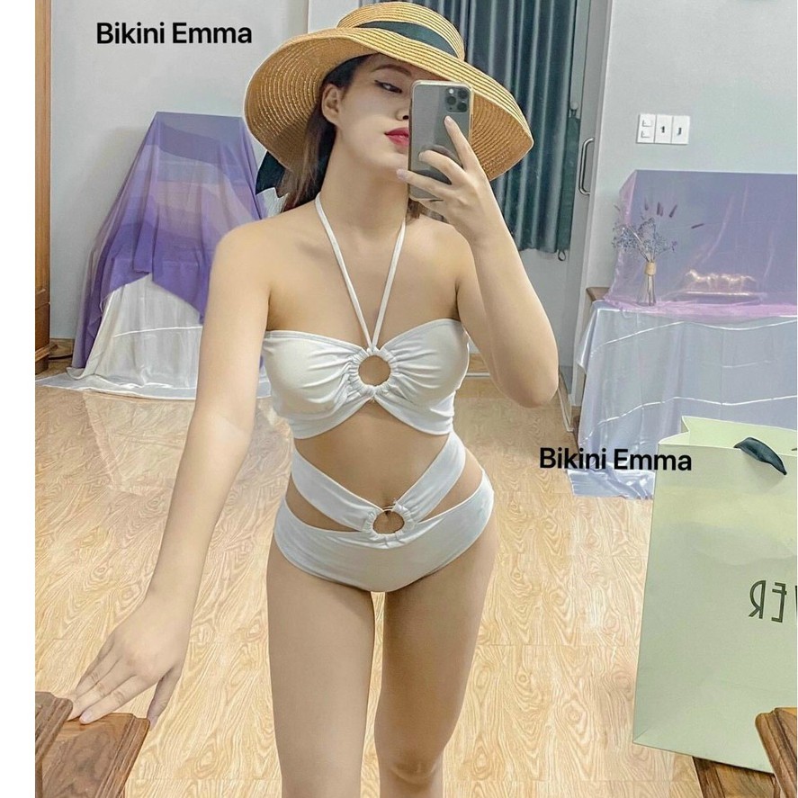 BIKINI 2 Mảnh Phối Khoen Sang Trọng - BIKINISTORE - Màu Xanh Coban | BigBuy360 - bigbuy360.vn