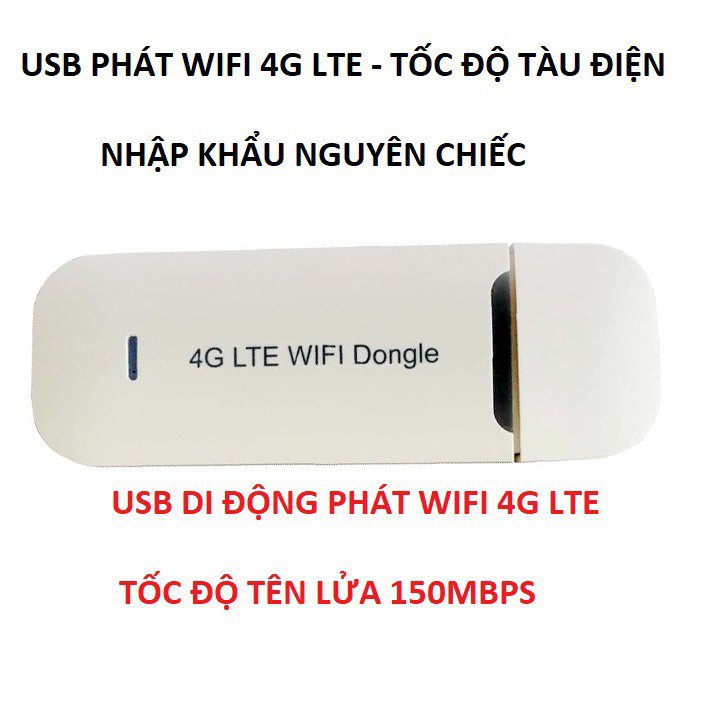 Dcom phát Wifi 4G H779 dùng nguồn điện 5V Căm Trực Tiếp Đa Năng Máy Tính Laotop Tivi Củ Sạc Dự Phòng