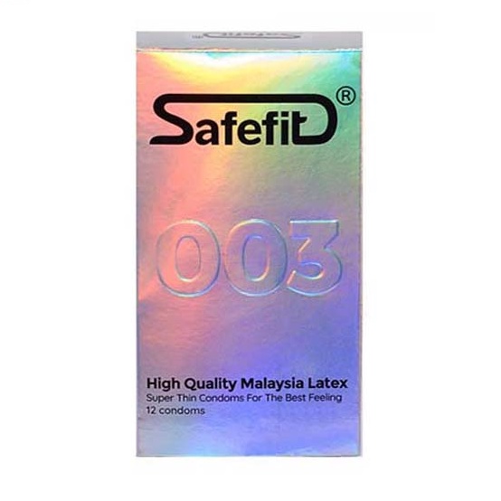 Bao cao su Safefit siêu mỏng 0.03 mỏng thứ 3 thế giới Tâm Thiện Chí