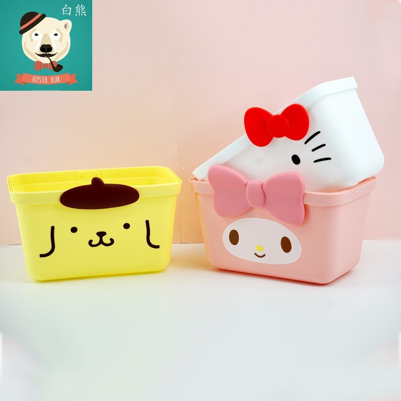 Giỏ Xách Mua Sắm Miniso A Sanrio Hello Kitty / Cún Con / Gấu Đáng Yêu