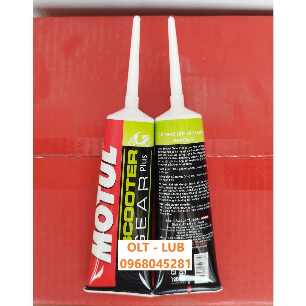 Nhớt hộp số  CHÍNH HÃNG Xe Tay ga cao cấp Motul Scooter Gear Plus 120ml