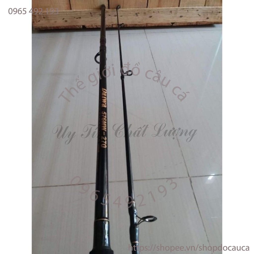 Bộ cần câu cá daiwa 2 khúc rỗng 2m7 máy yolo dfb6000 ( rẻ vô địch )