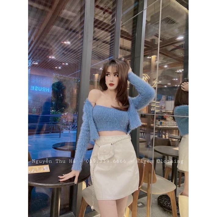 ÁO KHOÁC KÈM ÁO 2 DÂY LÔNG CHO NỮ | BigBuy360 - bigbuy360.vn