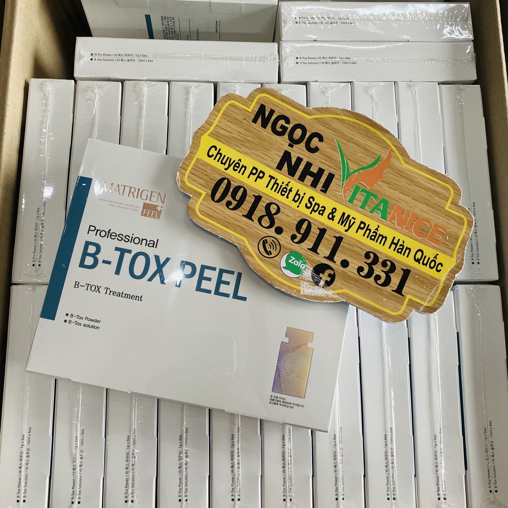 B-Tox Peel 2 màu - Thay Da Sinh Học Vi Tảo Korea