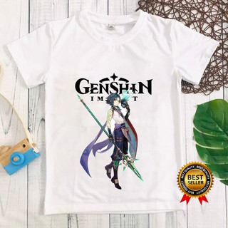 🔥HOT🔥 Áo thun Genshin Impact Xiao ⚡️SALE SIÊU RẺ ⚡Áo thun in hình Luffy One Piece game cực đẹp