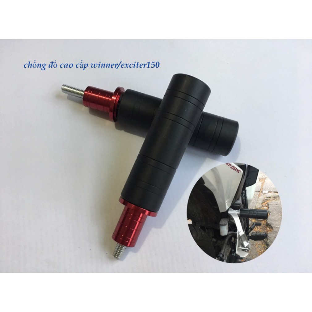 Gù chống đổ nhôm abs lắp các dòng xe