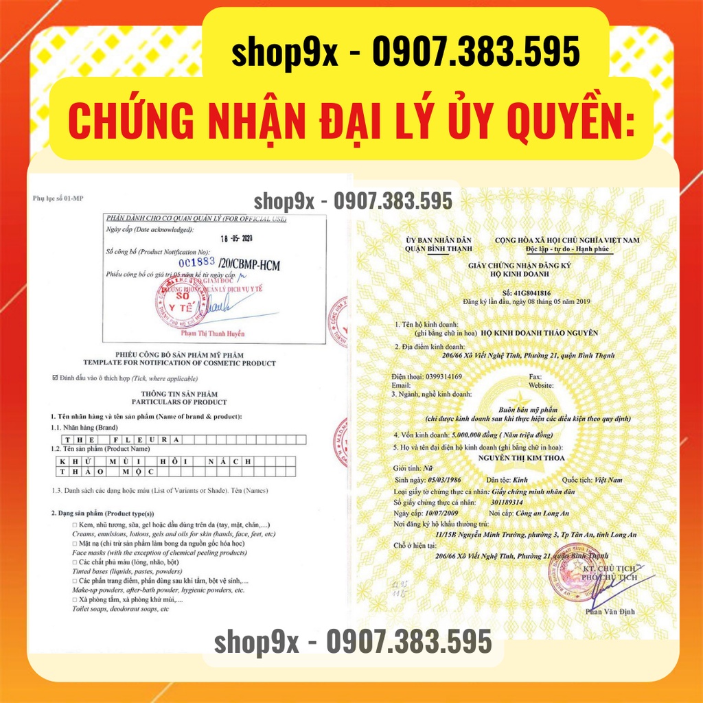 Khử Mùi Hôi Nách Thảo Dược Xịt Ngăn Mồ Hôi Nách và Loại Bỏ Mùi Hôi THE FLEURA 30ml