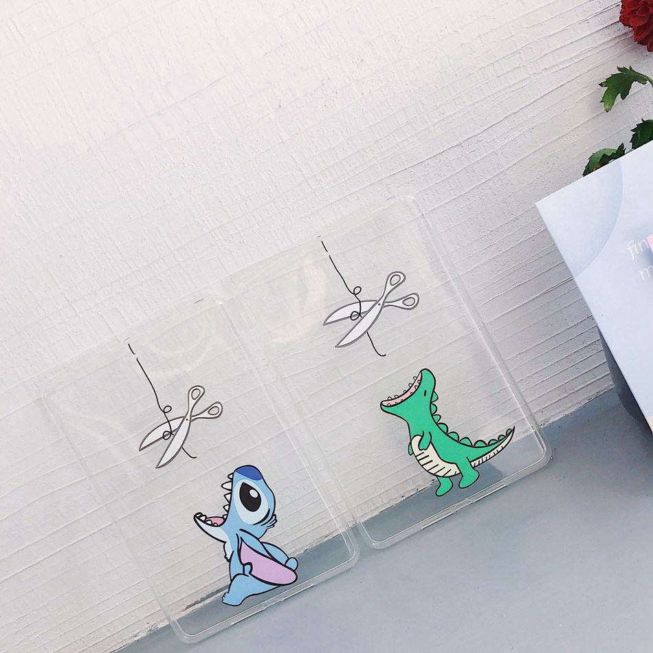 For iPad Air 2 Mini 2 3 4 5 iPad 6 Pro 11 Air3/Pro 10.5 Case Cute Dinosaur Clear Cover | BigBuy360 - bigbuy360.vn