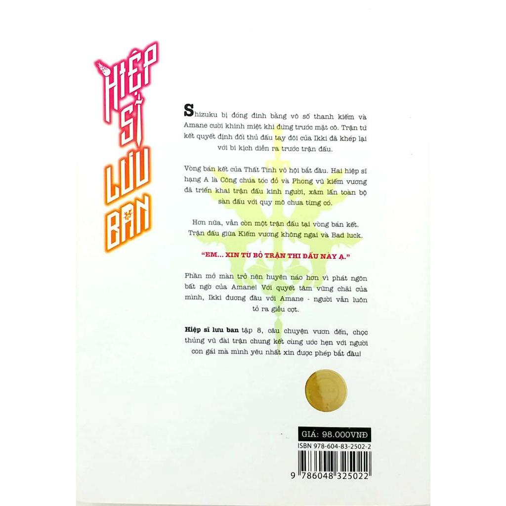 Sách - Hiệp Sĩ Lưu Ban - Tập 8 - Tặng Kèm Obi + Bookmark + Postcard