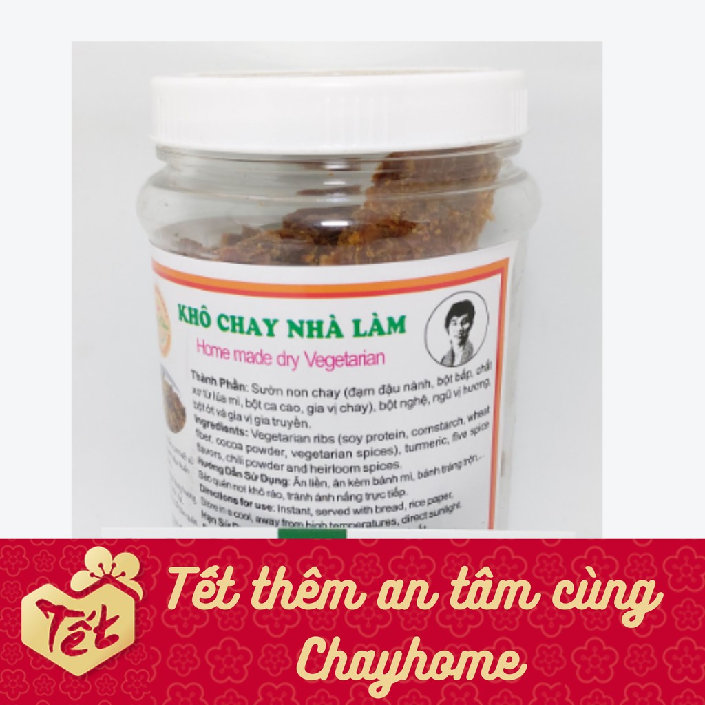 Khô bò chay loại ngon - 100g Thơm ngon đặc biệt - Chayhome - Thực phẩm chay, đồ chay + Tặng Khô mực chay cho đơn 299k