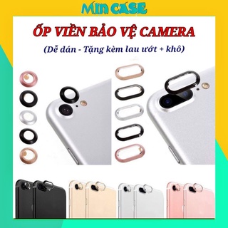 Viền Kim Loại Bảo Vệ Camera Dành Cho Iphone 7/8/7Plus/8Plus ❤FREESHIP❤ - Ốp Viền Bảo Vệ Mặt Camera Chống Trầy