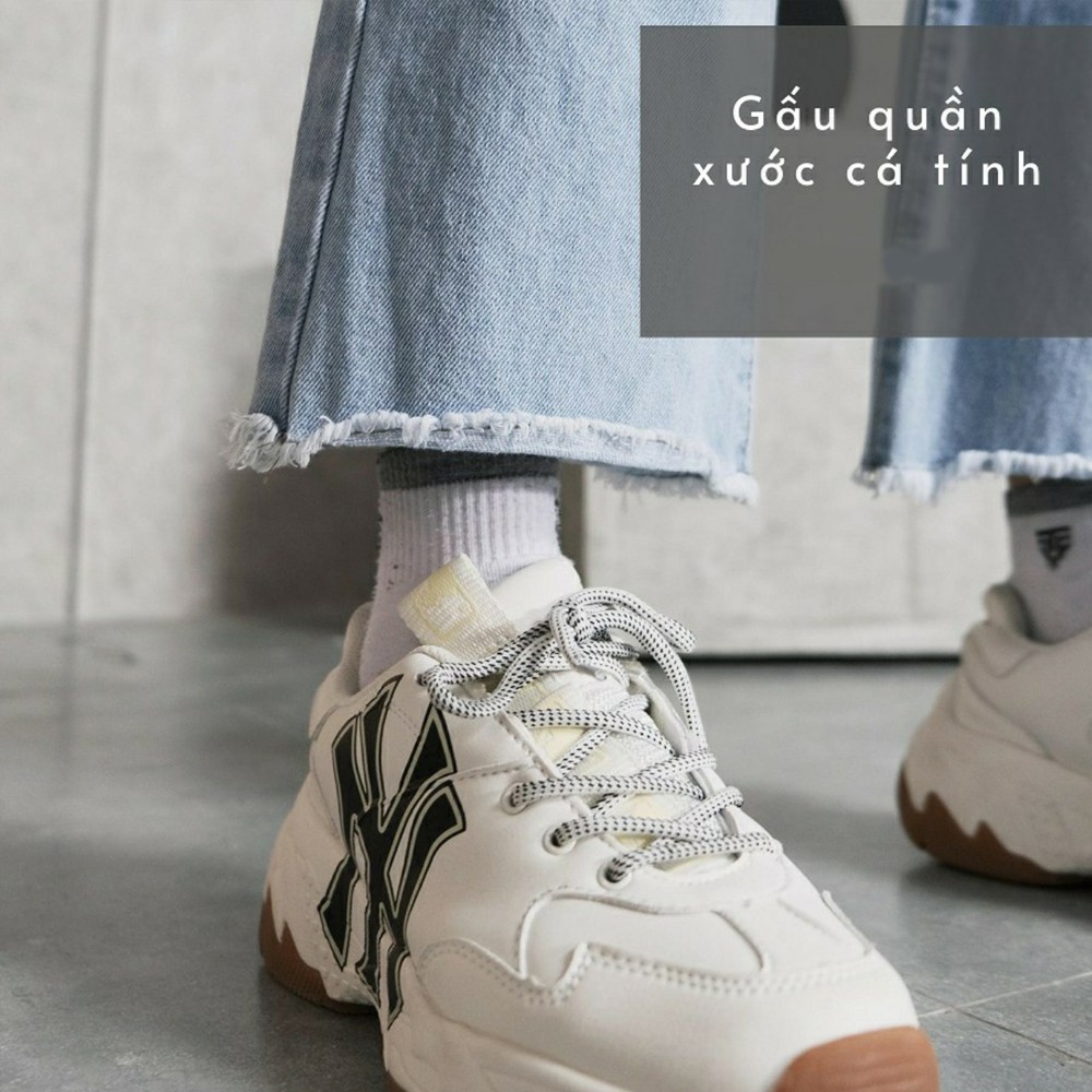 Quần baggy jeans nữ SAIGONJEAN ống rộng,trơn,tua lai,màu trắng bạc QD014 – quần bò nữ ulzzang
