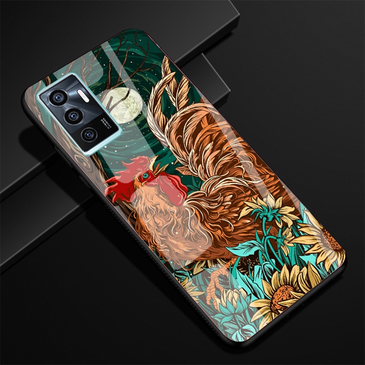 Ốp Lưng VIVO V23E mặt kính cường lực cao cấp thiết kế Độc Quyền
