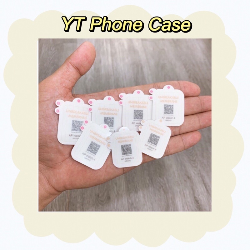 Miếng dán dẻo skin PPF Apple watch phục hồi trầy xước size 38 40 42 44mm