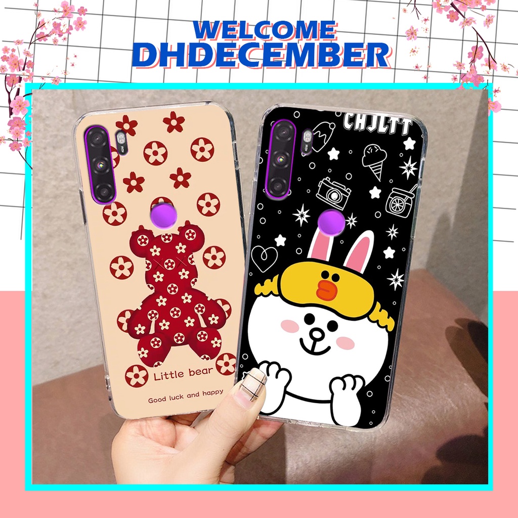 Ốp lưng Vsmart ACTIVE 3 in hình gấu K@ws, gấu nâu, dor@emon RẺ- ĐẸP- BỀN