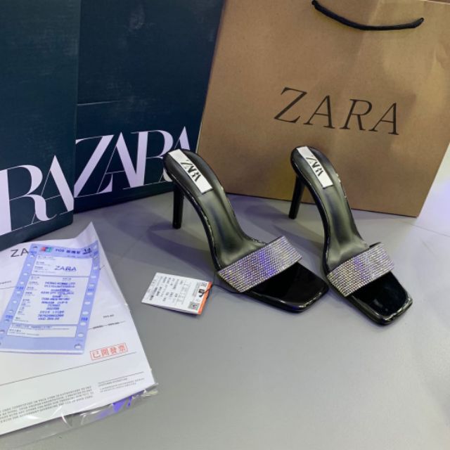 Guốc Zara đá gót nhọn cao cấp 9p (chat trước check size)